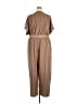 Terra & Sky Stripes Brown Jumpsuit Size 3X - photo 2