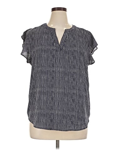 Adrianna Papell Short Sleeve Blouse (view 1)