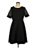 NY Collection Solid Black Cocktail Dress Size L (estimated) - photo 1