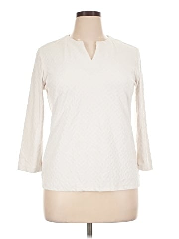 J. McLaughlin 3/4 Sleeve T-Shirt (view 1)