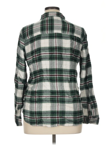 American Eagle Outfitters Long Sleeve Button-Down Shirt (view 2)