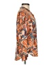 A.L.C. Paisley Orange Long Sleeve Button-Down Shirt Size 2 - photo 4