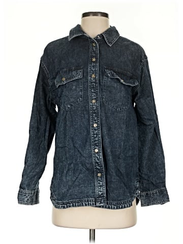American Eagle Outfitters Long Sleeve Button-Down Shirt (view 1)