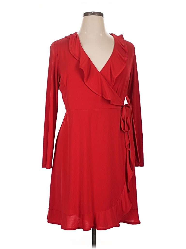 Pre-owned Fashion Bug Cocktail Dress In Red