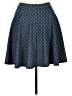 Freeway Polka Dots Blue Casual Skirt Size XL - photo 2