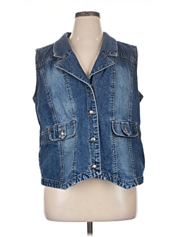 Cj Banks Denim Vest (view 1)
