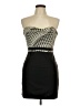 Silence and Noise Graphic Black Cocktail Dress Size L - photo 1