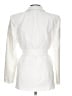 Zara 100% Polyester Ivory Blazer Size L - photo 2