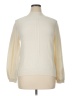Amour Vert 100% Cotton Ivory Turtleneck Sweater Size XL - photo 1