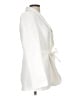 Zara 100% Polyester Ivory Blazer Size L - photo 4