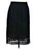 Halogen 100% Cotton Polka Dots Black Formal Skirt Size 6 - photo 1