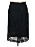 Halogen 100% Cotton Polka Dots Black Formal Skirt Size 6 - photo 2