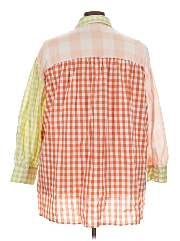 Cato 3/4 Sleeve Button-Down Shirt (view 2)