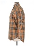Burberry 100% Cotton Brown Tan Classic Check Button Down Size 14 - photo 5