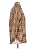Burberry 100% Cotton Brown Tan Classic Check Button Down Size 14 - photo 4