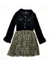 Zunie Animal Print Black Dress Size 8 - photo 1