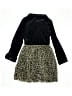 Zunie Animal Print Black Dress Size 8 - photo 2