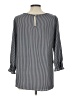 West Kei 100% Polyester Gray 3/4 Sleeve Blouse Size L - photo 2