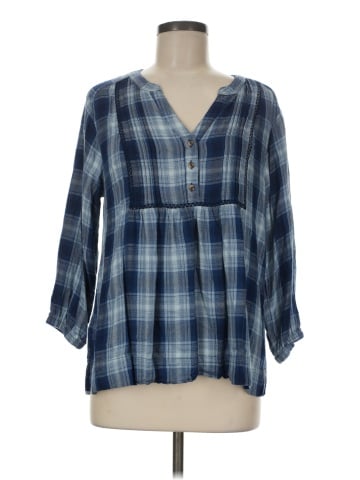 Wrangler Jeans Co 3/4 Sleeve Blouse (view 1)
