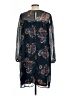 Maurices 100% Polyester Paisley Blue Casual Dress Size L - photo 2