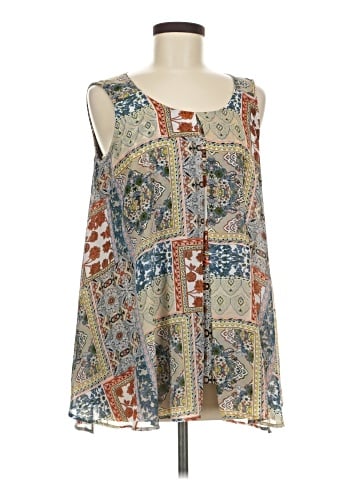 Roz & Ali Sleeveless Blouse (view 1)