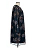 Maurices 100% Polyester Paisley Blue Casual Dress Size L - photo 4