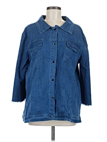 Reborn 3/4 Sleeve Button-Down Shirt (view 1)