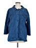Reborn Blue 3/4 Sleeve Button-Down Shirt Size M - photo 1