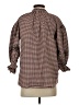 Zara Stars Brown 3/4 Sleeve Blouse Size XS - photo 2