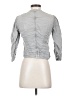 Elevenses 100% Cotton Gray 3/4 Sleeve Button-Down Shirt Size 2 - photo 2