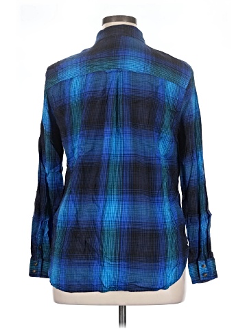 American Eagle Outfitters Long Sleeve Button-Down Shirt (view 2)