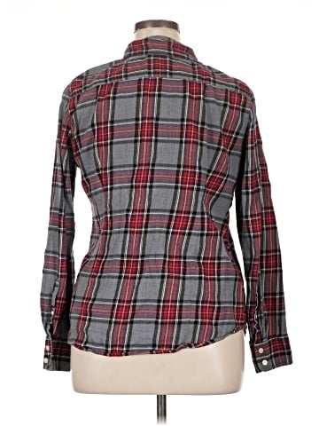J.Crew Factory Store Long Sleeve Button-Down Shirt (view 2)
