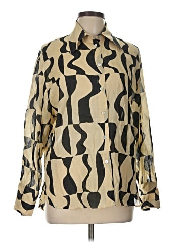 Massimo Dutti Long Sleeve Blouse (view 1)