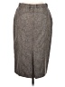 Escada Chevron-herringbone Gray Formal Skirt Size EU 40 / US 10 - photo 2