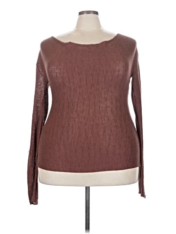 Blue Saks Fifth Avenue Long Sleeve Top (view 1)