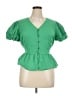 Collectif Green Short Sleeve Blouse Size XL - photo 1