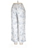 Martha Stewart Print Blue Casual Pants Size L - photo 2