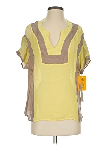 LeyenDecker Short Sleeve Silk Top (view 1)