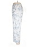 Martha Stewart Print Blue Casual Pants Size L - photo 5