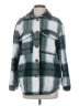 Hurley 100% Polyester Plaid Teal Coat Size S - photo 1