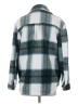 Hurley 100% Polyester Plaid Teal Coat Size S - photo 2