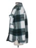 Hurley 100% Polyester Plaid Teal Coat Size S - photo 5
