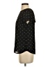 CeCe 100% Polyester Polka Dots Black Short Sleeve Blouse Size XS - photo 5