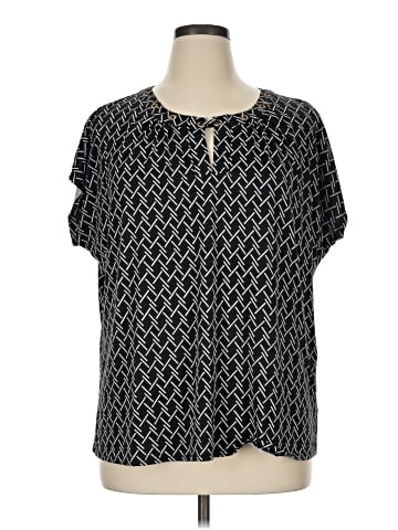 Notations Short Sleeve Blouse (view 1)