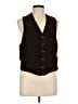 Unbranded Brown Sleeveless Button-Down Shirt Size L - photo 1