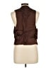 Unbranded Brown Sleeveless Button-Down Shirt Size L - photo 2