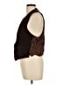 Unbranded Brown Sleeveless Button-Down Shirt Size L - photo 5
