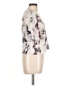 Chelsea28 Floral Ivory Short Sleeve Blouse Size L - photo 4