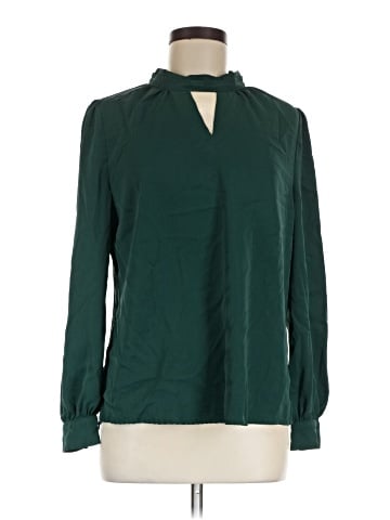 Allegra K Long Sleeve Blouse (view 1)