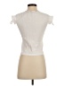 Helmut Lang 100% Cotton Ivory Short Sleeve Top Size XS - photo 2